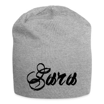 Sara - Jersey Beanie - heather grey - Front