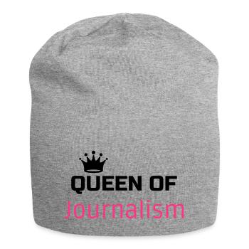 Journalist Journalism Journalismus Journaliste - Jersey Beanie - heather grey - Front