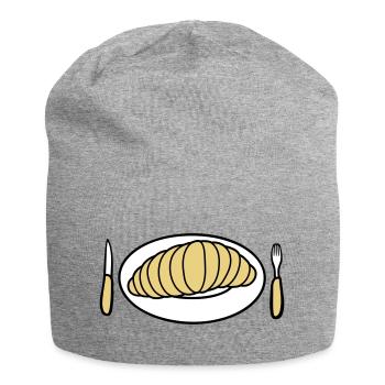 Huge disgusting larva - Jersey Beanie - heather grey - Front