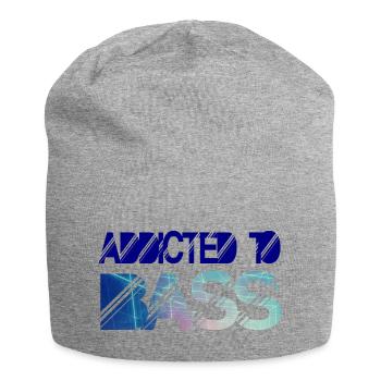 Addicted to bass - Jersey Beanie - heather grey - Front