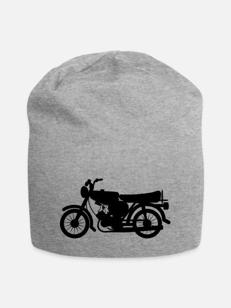 Fahrzeug - Simson - Jersey-Beanie - Grau meliert
