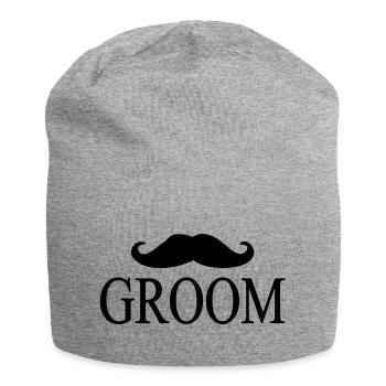 groom - Jersey-Beanie - Grau meliert - Vorne