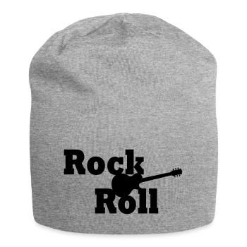 Rock And Roll - Jersey Beanie - heather grey - Front