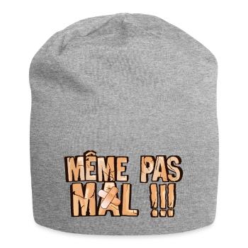 meme pas mal phrase pansement - Bonnet en jersey - gris chiné - Devant