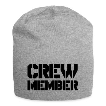 crew member - Bonnet en jersey - gris chiné - Devant