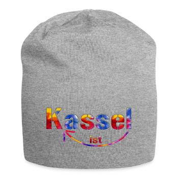 Kassel ist klasse - Jersey-Beanie - Grau meliert - Vorne