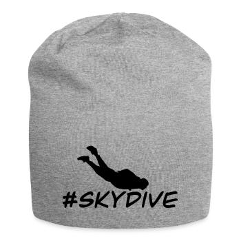 #skydive - Jersey Beanie - heather grey - Front