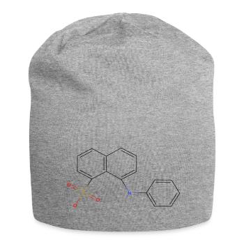 Lipase Molecule - Colored Structural Formula - Jersey Beanie - heather grey - Front