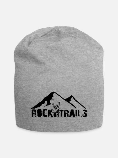 RockonTrails - Jersey-Beanie - Grau meliert