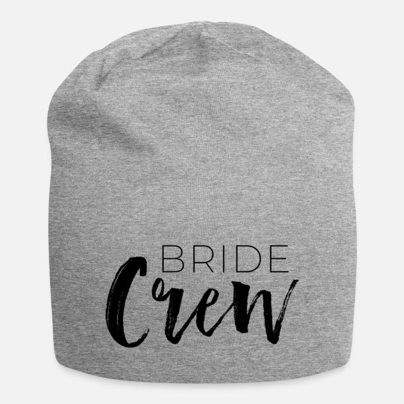 Bride Crew - Jersey Beanie - heather grey