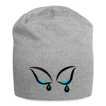 DIE SCHÖNHEIT v2.00 - Jersey-Beanie - Grau meliert - Vorne
