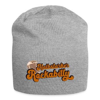 Halbstarker Rockabilly - Jersey-Beanie - Grau meliert - Vorne