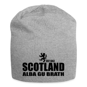 Scotland patriotic - Jersey Beanie - heather grey - Front