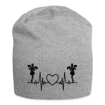 Cheerleader Gift Cheerleader Cheerleader Cheerleading - Jersey Beanie - heather grey - Front