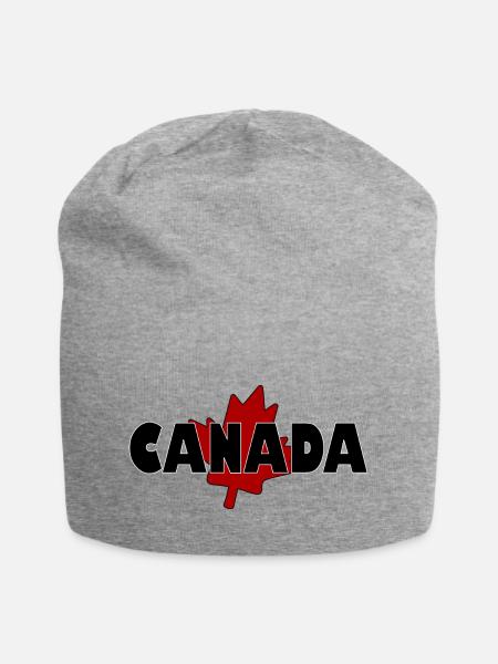 Kanada erable leaf - Jersey-Beanie - Grau meliert