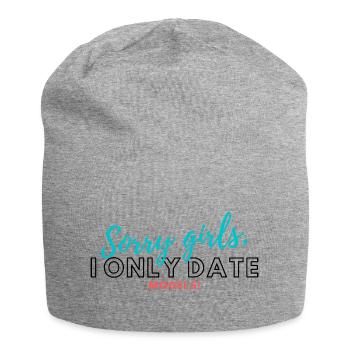 Sorry Girls, Models – Farbexplosion - Jersey-Beanie - Grau meliert - Vorne