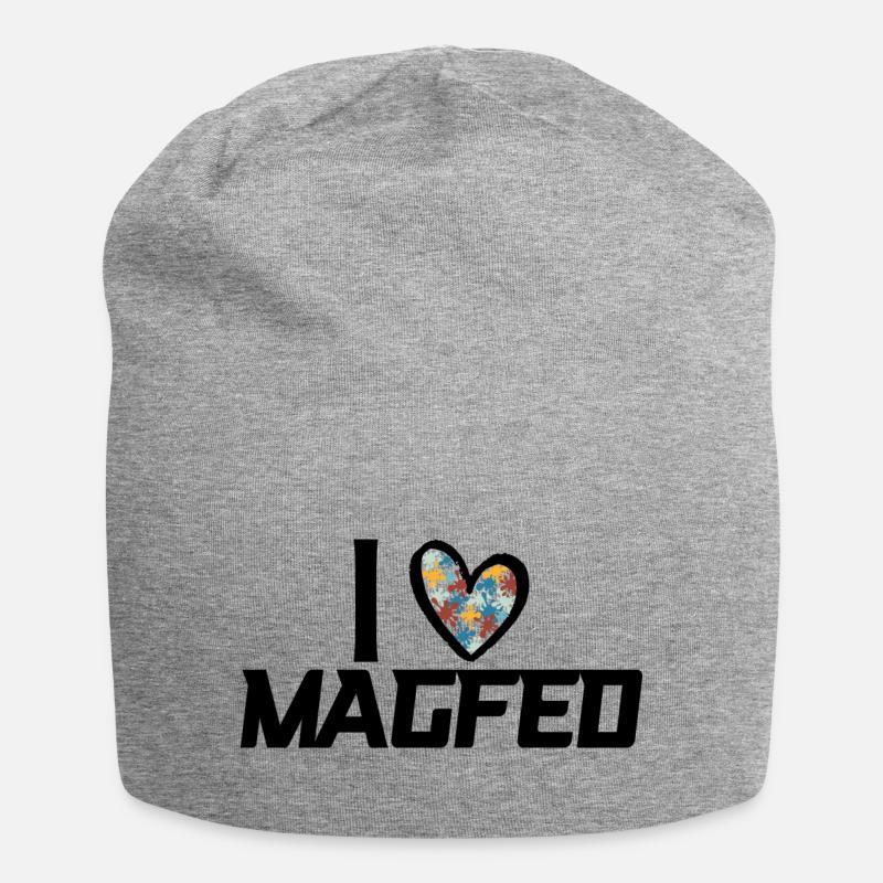 J’adore Magfed - Bonnet en jersey - gris chiné