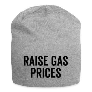 Augmenter les prix de l’essence - Bonnet en jersey - gris chiné - Devant