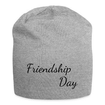 Friendship day - Bonnet en jersey - gris chiné - Devant