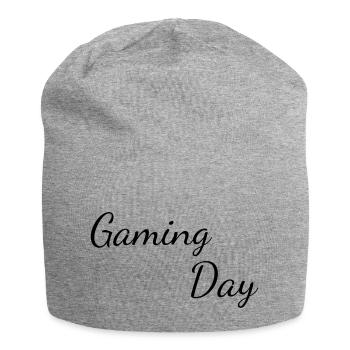 Gaming Day - Bonnet en jersey - gris chiné - Devant