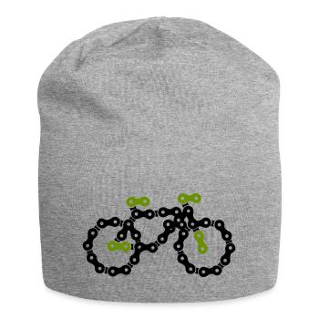bike - Jersey-Beanie - Grau meliert - Vorne