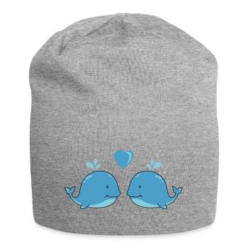 wale verliebt - Jersey-Beanie - Grau meliert - Vorne
