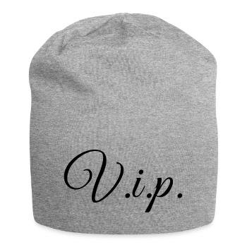 V.i.p. very important person - Jersey Beanie - heather grey - Front