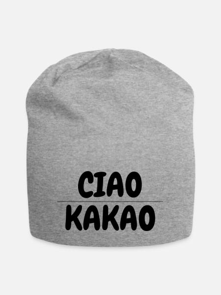 Ciao Kakao - Jersey-Beanie - Grau meliert