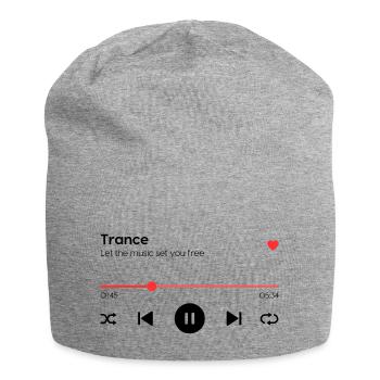 Trance - Jersey Beanie - heather grey - Front