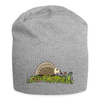 Igel - Jersey-Beanie - Grau meliert - Vorne