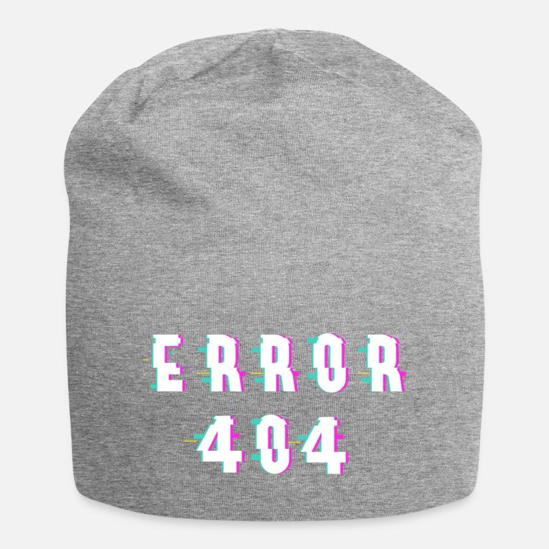 ERROR 404 - Bonnet en jersey - gris chiné