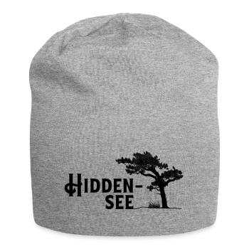 Hiddensee, Perle der Ostsee - Jersey-Beanie - Grau meliert - Vorne