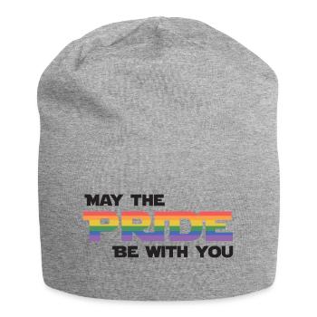Mois de la fierté LGBT - Que la fierté soit avec vous - Bonnet en jersey - gris chiné - Devant