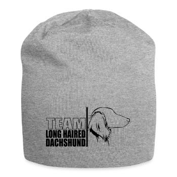 TEAM Teckel à poil long Chiens Teckel Wilsigns - Bonnet en jersey - gris chiné - Devant