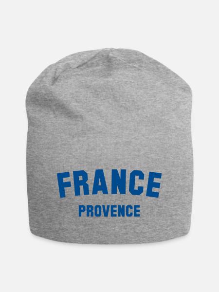 PROVENCE France Frankreich - Jersey-Beanie - Grau meliert