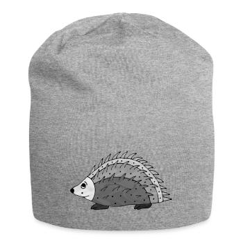Hedgehog - Jersey Beanie - heather grey - Front
