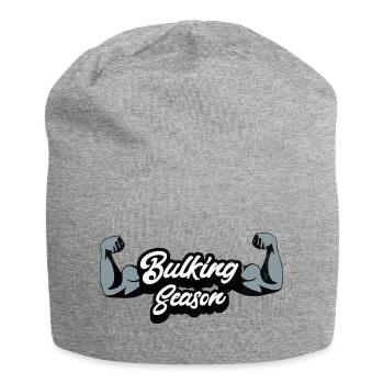 Bulking Fintess Gym Design - Jersey Beanie - heather grey - Front