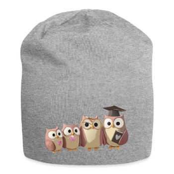 PROFESSOR OWL - Jersey Beanie - heather grey - Front