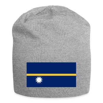Nauru - Jersey Beanie - heather grey - Front