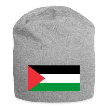 Palestine - Jersey Beanie - heather grey - Front