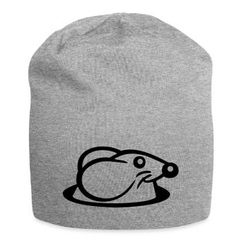 souris trou de souris trou de souris Peeps mignon drôle bande dessinée - Bonnet en jersey - gris chiné - Devant