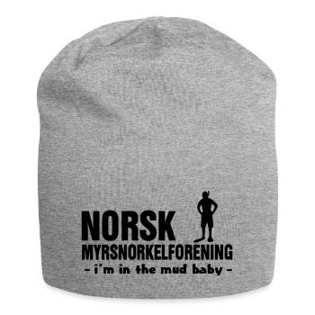 Association norvégienne de plongée en apnée dans les tourbières - Bonnet en jersey - gris chiné - Devant