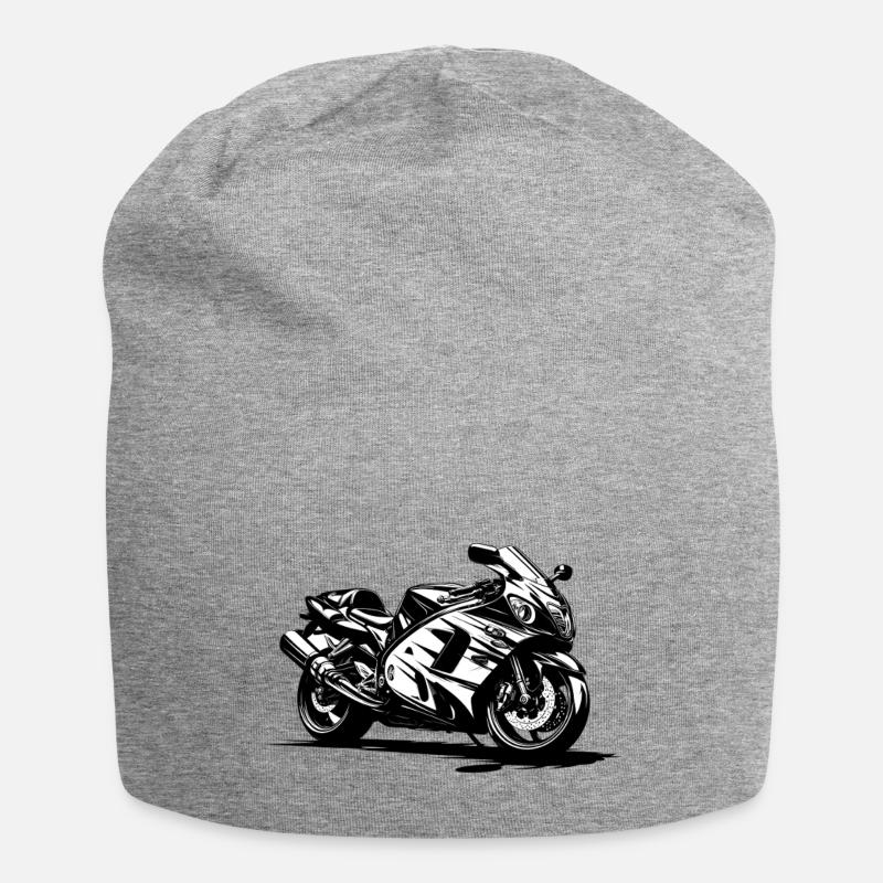 Wanderfalke two - Jersey-Beanie - Grau meliert