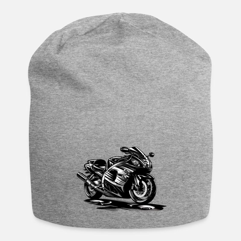 Wanderfalke one - Jersey-Beanie - Grau meliert