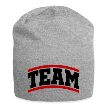 Team - Jersey-Beanie - Grau meliert - Vorne