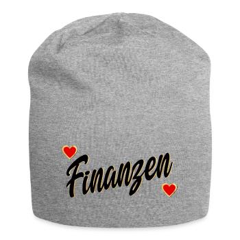 GELD LIEBEN FINANZEN - Jersey-Beanie - Grau meliert - Vorne