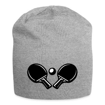 Table tennis bat icon - Jersey Beanie - heather grey - Front