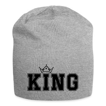 Roi - Bonnet en jersey - gris chiné - Devant