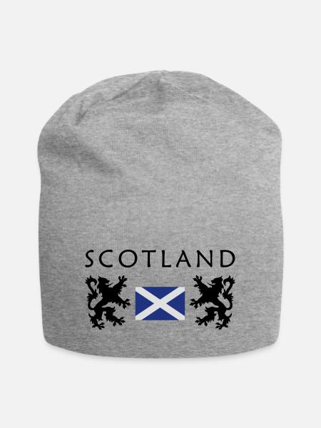 Scotland-Flag - Jersey-Beanie - Grau meliert