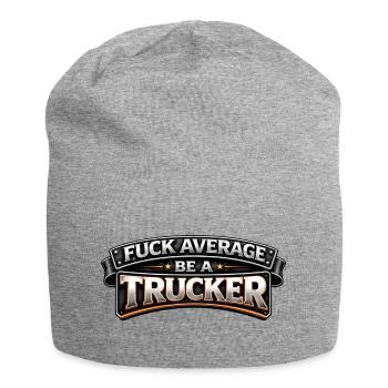 Fier camionneur – passion sur la route - Bonnet en jersey - gris chiné - Devant